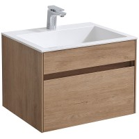 Тумба под раковину Vincea Chiara 60 VMC-2C600NO подвесная N.Oak МДФ / ЛДСП