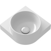 Раковина Ravak Yard 28 C XJX01228000 угловая Белая фарфор подвесная