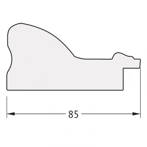 Зеркало Evoform Octagon 60х60 BY 7332 в багетной раме - Виньетка бронзовая 85 мм стекло