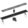 Душевой лоток Timo Drain System 80 DS230108/03 с Черной матовой решеткой
