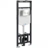 Инсталляция WasserKRAFT Alme 15TLT.010.ME.BN01 для унитаза с клавишей смыва Никель нержавеющая сталь