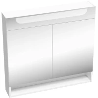 Зеркальный шкаф Ravak MC Classic II 80 X000001471 с подсветкой Белый глянцевый МДФ / ЛДСП, стекло