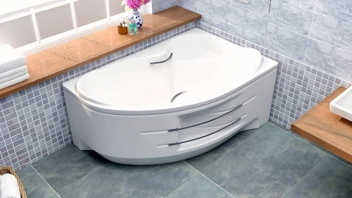 Акриловая ванна BellSan Индиго 168x110 L 4627171531285 с гидромассажем
