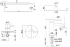 Комплект смесителей Paffoni Light KITLIG011NO071 Черный матовый латунь