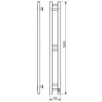 Электрический полотенцесушитель Comfysan Alto-K EC-2 120x10 013271 Хром