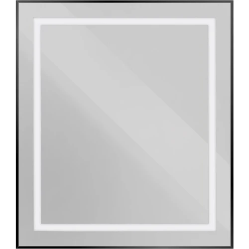 Зеркало BelBagno Kraft 70 SPC-KRAFT-700-800-SENS-NERO с подсветкой Черное с сенсорным выключателем стекло