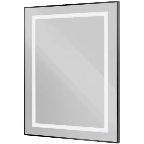 Зеркало BelBagno Kraft 70 SPC-KRAFT-700-800-SENS-NERO с подсветкой Черное с сенсорным выключателем стекло