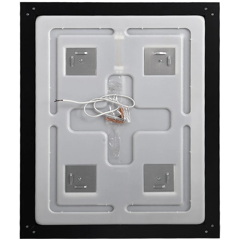 Зеркало BelBagno Kraft 70 SPC-KRAFT-700-800-SENS-NERO с подсветкой Черное с сенсорным выключателем стекло