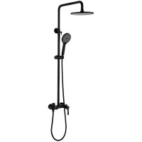 Душевая система RGW Shower Panels SP-31B 51140131-04 Черная матовая латунь на стену