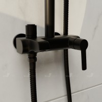 Душевая система RGW Shower Panels SP-31B 51140131-04 Черная матовая латунь на стену
