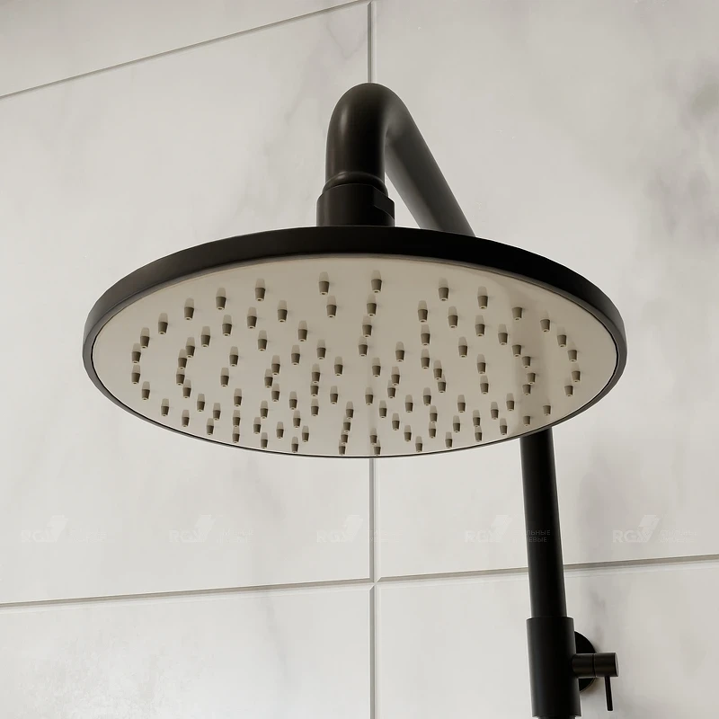 Душевая система RGW Shower Panels SP-31B 51140131-04 Черная матовая латунь на стену