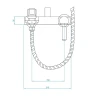 Душевая система RGW Shower Panels SP-31B 51140131-04 Черная матовая латунь на стену