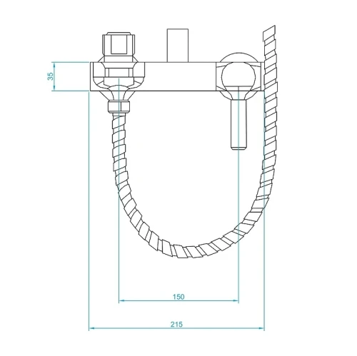 Душевая система RGW Shower Panels SP-31B 51140131-04 Черная матовая латунь на стену