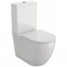 Унитаз компакт WellWant Aura WWUN2112WR цвет Белый с бачком и сиденьем Микролифт