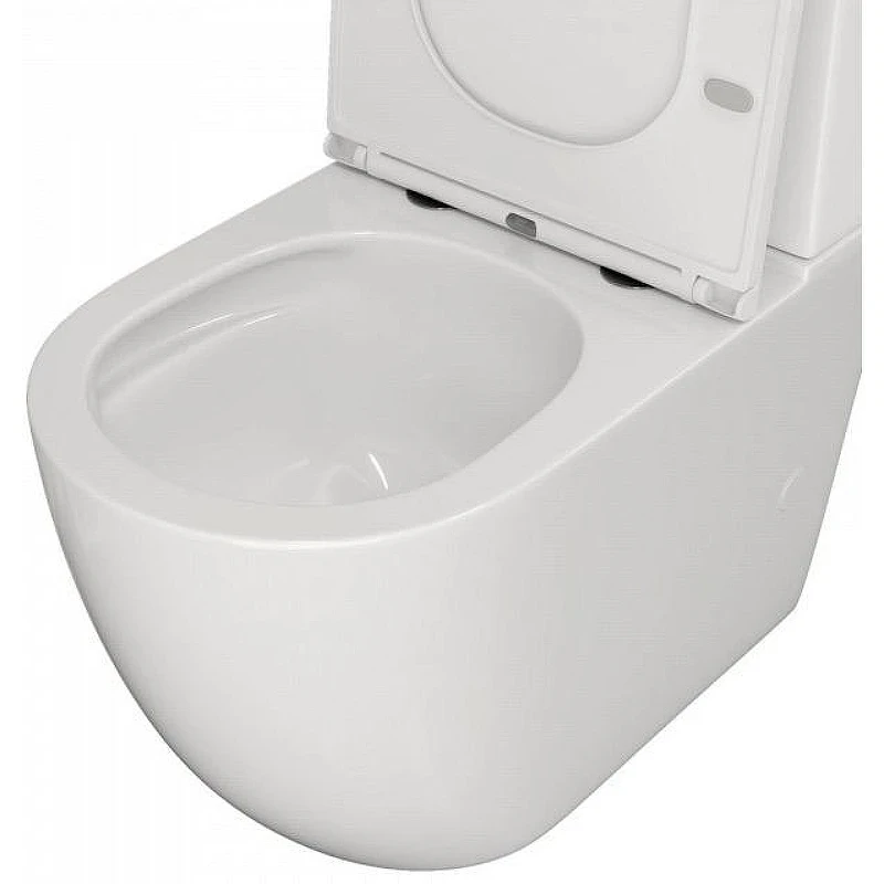 Унитаз компакт WellWant Aura WWUN2112WR цвет Белый с бачком и сиденьем Микролифт
