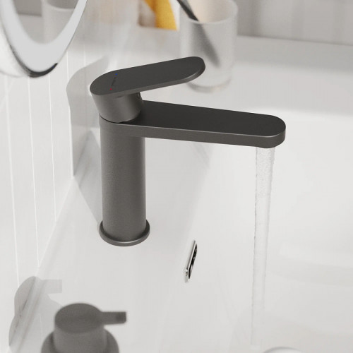 Смеситель для раковины Pragma Olako 902760.OLK3.BFWL.016-2 цвет Черный матовый