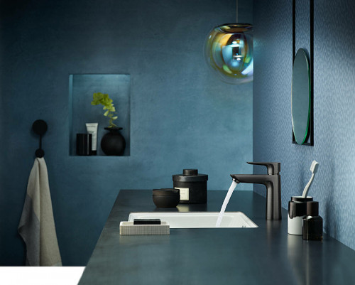 Смеситель для раковины Hansgrohe Talis E 71710670 Черный матовый латунь