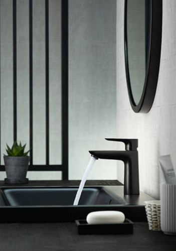 Смеситель для раковины Hansgrohe Talis E 71710670 Черный матовый латунь