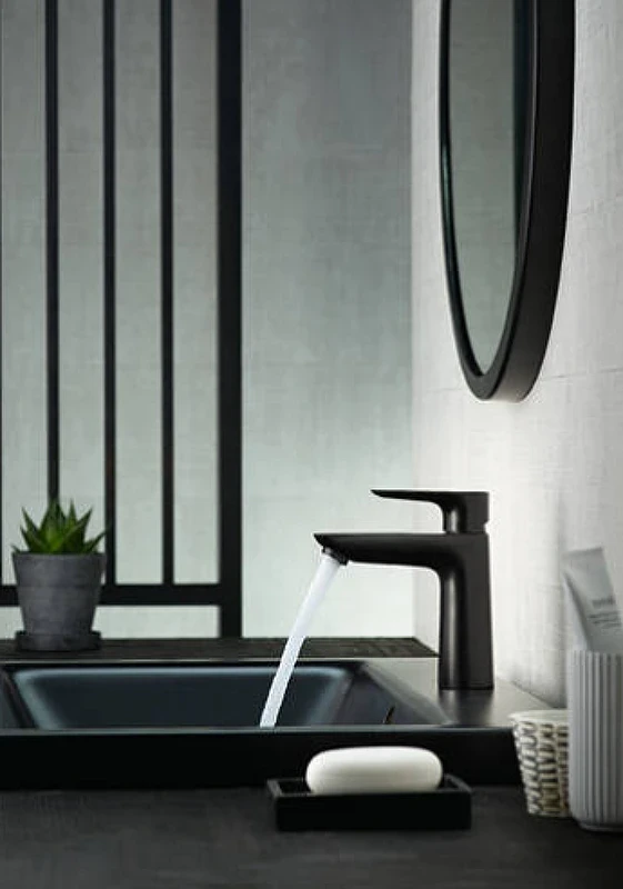 Смеситель для раковины Hansgrohe Talis E 71710670 Черный матовый латунь
