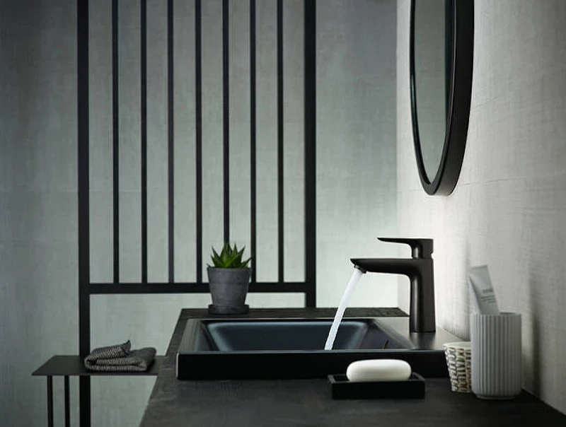 Смеситель для раковины Hansgrohe Talis E 71710670 Черный матовый латунь