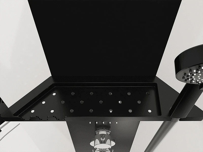 Душевая кабина Black&White Galaxy G8701 90x90 8701900 с гидромассажем