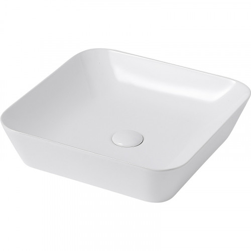Раковина-чаша Abber Rechteck 43 AC2205 Белая фаянс накладная