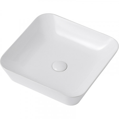 Раковина-чаша Abber Rechteck 43 AC2205 Белая фаянс накладная