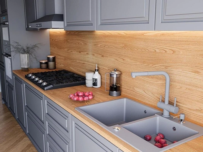 Кухонная мойка Emar Quartz 80 EMQ-2800.Q цвет Алмаз