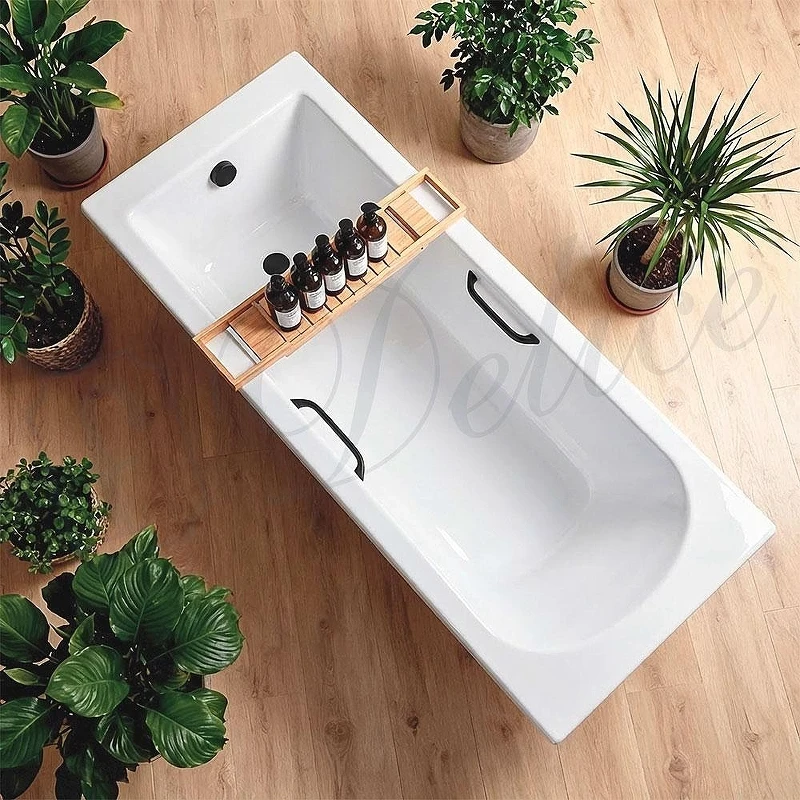 Ванна из искусственного камня Delice Scandi 170х80 DLR330027RB-G цвет Белый