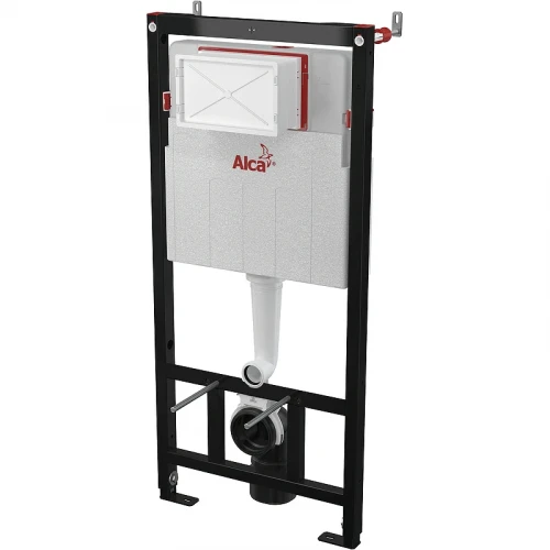 Инсталляция Alcaplast Sadromodul AM101/1120-0001 (AM101/1120) для унитаза без клавиши смыва нержавеющая сталь