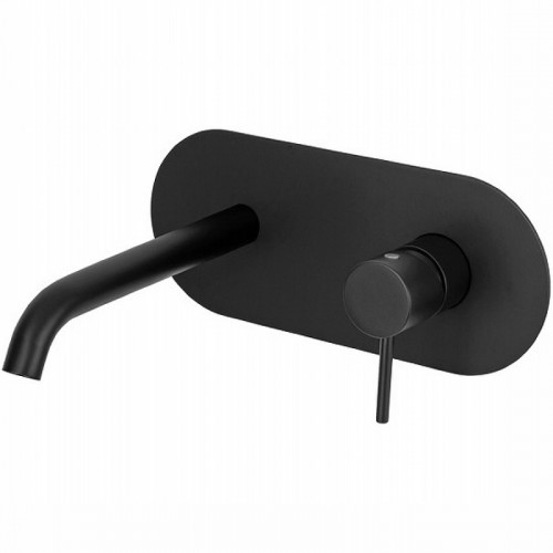 Смеситель для раковины Remer X-Style X15NO Черный матовый латунь встраиваемый