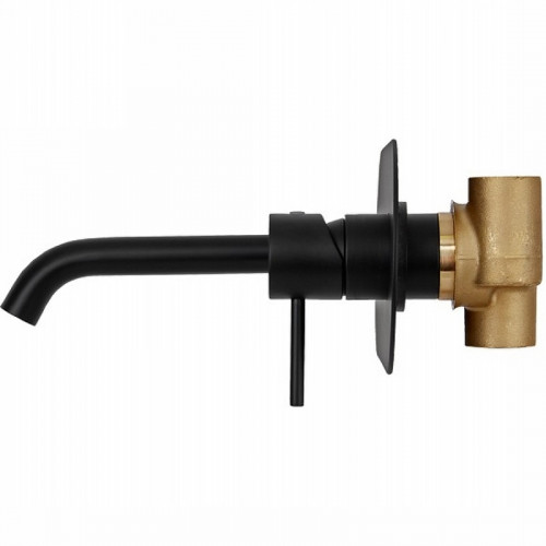 Смеситель для раковины Remer X-Style X15NO Черный матовый латунь встраиваемый