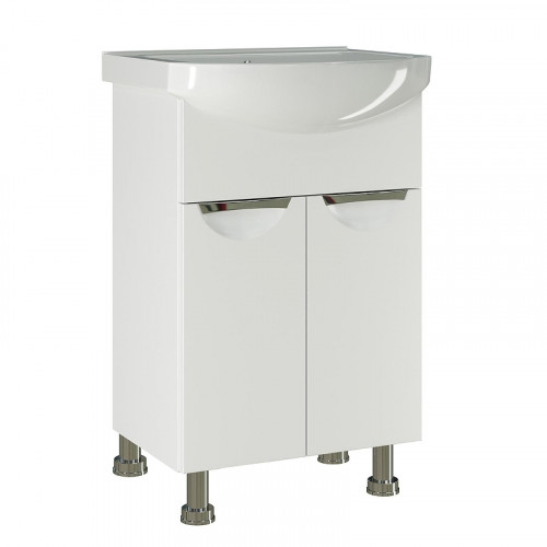 Тумба под раковину Mixline Этьен 55 542404 цвет Белый