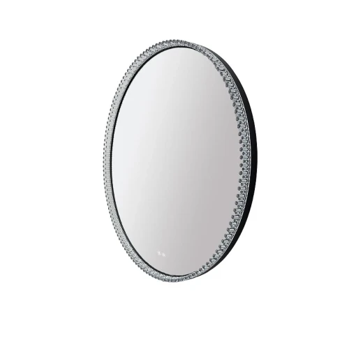 Зеркало Azario Лайвли 80 АZ-LED012025 с подсветкой цвет Серый матовый с сенсорным выключателем