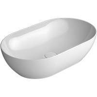 Раковина-чаша GSI Pura 60 883411 Белая фаянс накладная