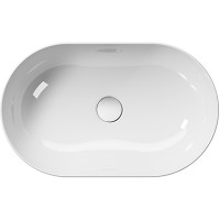 Раковина-чаша GSI Pura 60 883411 Белая фаянс накладная
