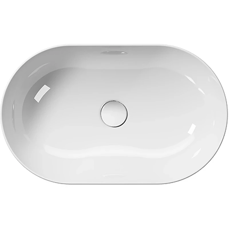 Раковина-чаша GSI Pura 60 883411 Белая фаянс накладная