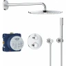 Душевая система Grohe Grohtherm 34731000 с термостатом Хром пластик встраиваемый