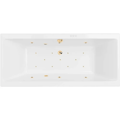 Акриловая ванна Excellent Pryzmat Slim 160x75 WAEX.PRY16S.RELAX.GL с гидромассажем