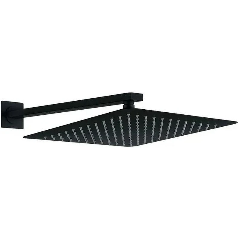Душевая система Grocenberg GB5050BL с термостатом Черная матовая