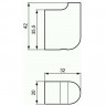 Крючок Ideal Standard Softmood A9145AA Хром