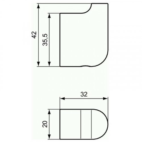 Крючок Ideal Standard Softmood A9145AA Хром