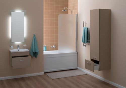 Шкаф пенал Aquanet Нота 40 165407 подвесной R Белый МДФ / ЛДСП