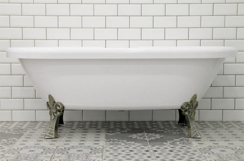Акриловая ванна Radomir Леоннеса 1 175х80 1-01-4-0-9-138 Белая с ножками бронза