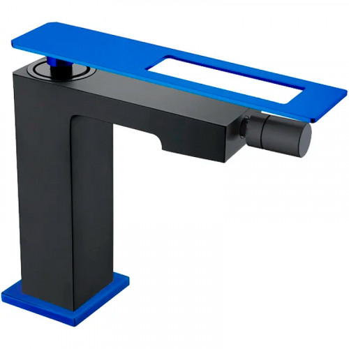 Смеситель для биде Boheme Q 146-BUW Черный Синий латунь