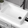 Раковина-чаша CeramaLux 50 6250 Белая глянцевая фаянс накладная