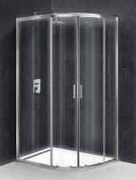 Душевой уголок BelBagno UNO-195-RH-2-120/80-C-Cr 120х80 профиль Хром стекло прозрачное