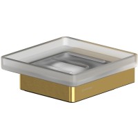 Мыльница Whitecross Cubo gold brushed CU2420GLB Брашированное золото