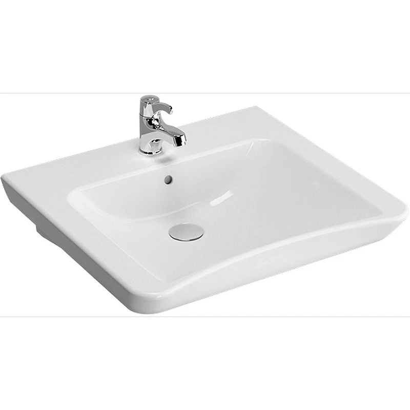 Раковина Vitra Conforma 60 5289B003-0001 Белая фарфор подвесная