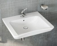 Раковина Vitra Conforma 60 5289B003-0001 Белая фарфор подвесная